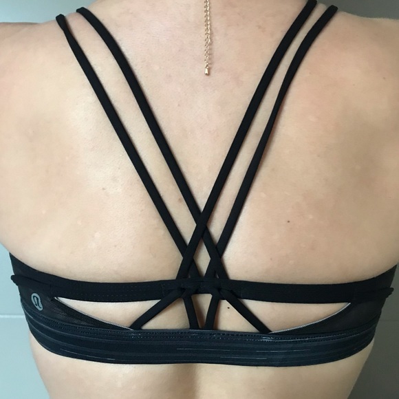 lululemon athletica Other - COPY - lululemon size 6 strappy stripe sports bra